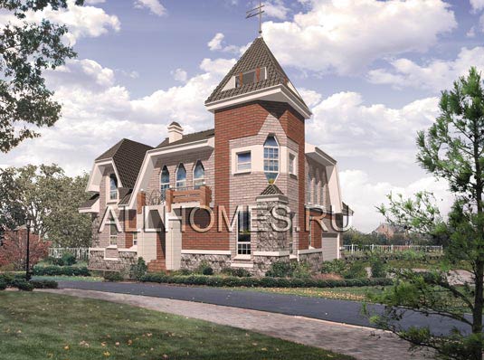 Проект респектабельного особняка из бруса G-272-1D площадью 272.50 кв.м и материалом дерево