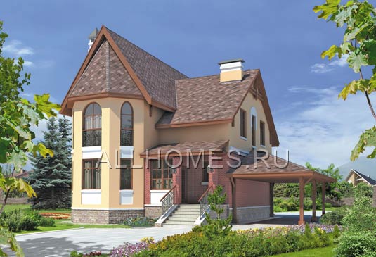  K-154-1P площадью 154.30 кв.м и материалом пеноблоки