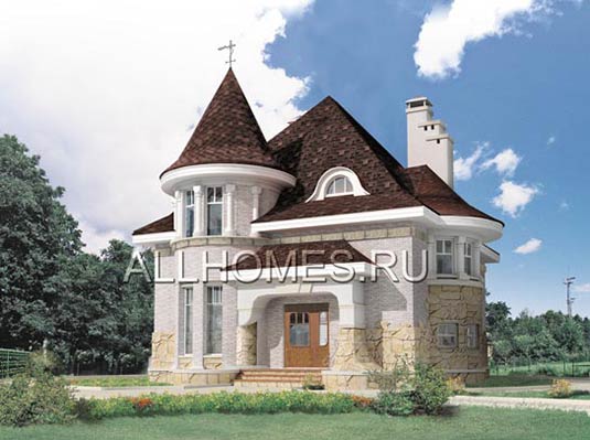 Проект коттеджа в стиле северного модерна J-150-1K площадью 149.50 кв.м и материалом кирпич