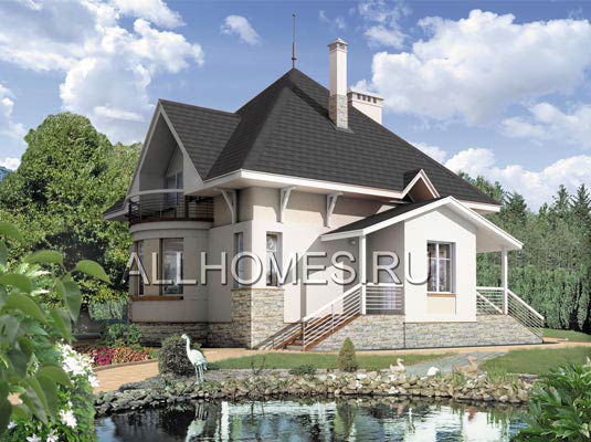  J-161-1P площадью 161.40 кв.м и материалом пеноблоки