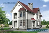 J-175-2K Проект коттеджа для возведения на узких участках