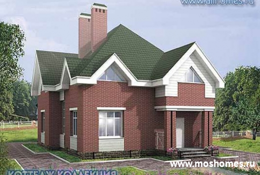 I-167-1K Проект небольшого загородного дома из керамического камня