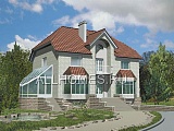 J-310-1P Проект великолепного загородного дома с цокольным этажом