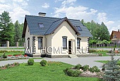 D-089-1S Проект компактного 2-х этажного загородного дома