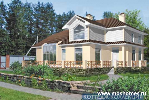G-279-1S Проект двухэтажного каркасного коттеджа