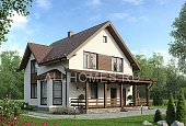 K-187-1P Проект дома из пеноблоков
