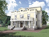 K-245-1K Проект особняка в петровском стиле